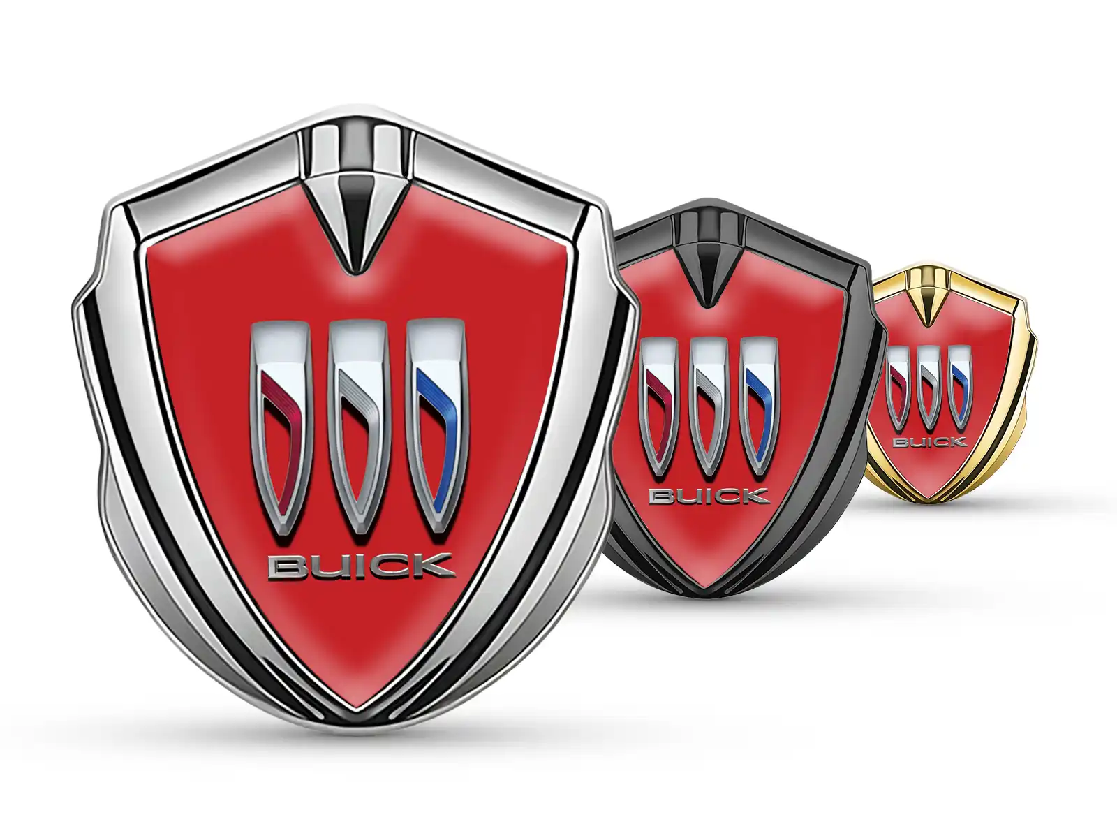 Buick Kuppel Emblem Abzeichen Renn Look Glänzend